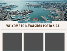 Tablet Screenshot of navalsiderporto.com